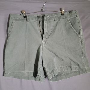 🔥 Patagonia Organic Cotton Shorts Men’s 36 Sage Green Outdoor Hiking Casual